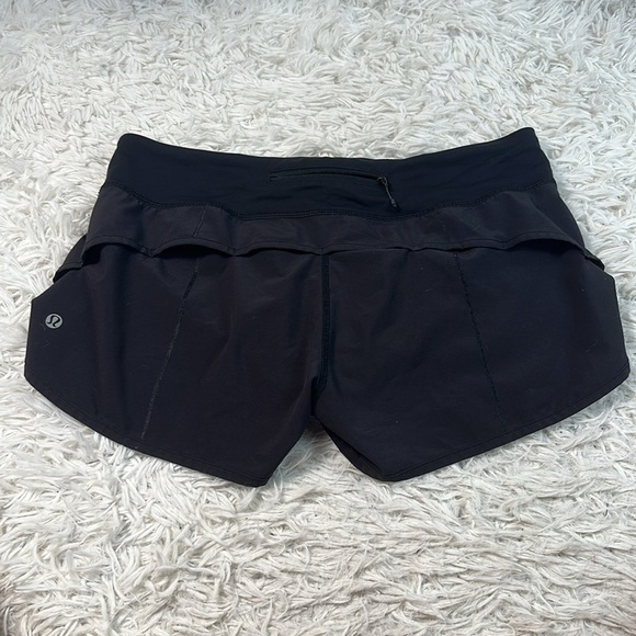 Lululemon Speed Short *4-way Stretch 2.5" Black - Picture 4 of 6
